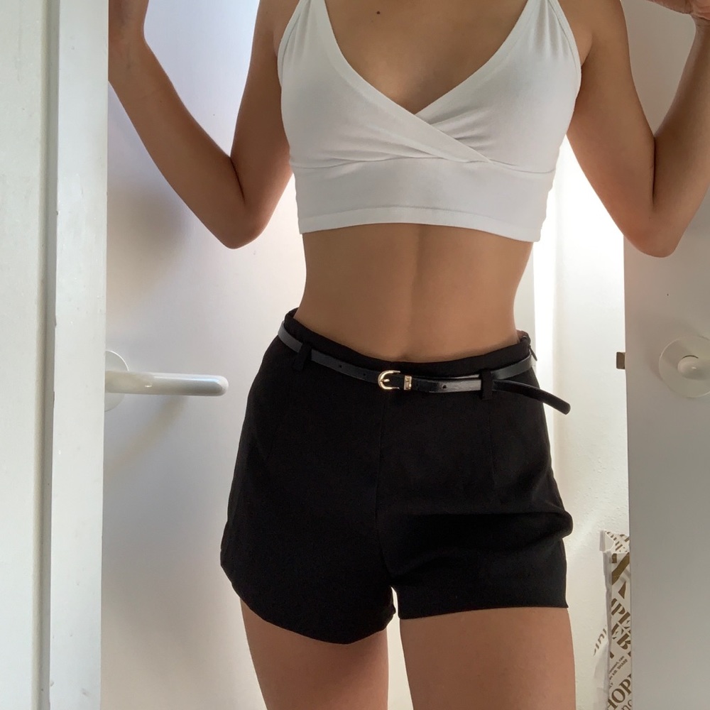 Stylish black shorts